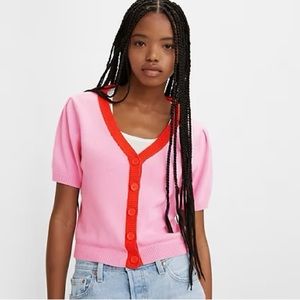 Levi's Pink and Red Women's Top